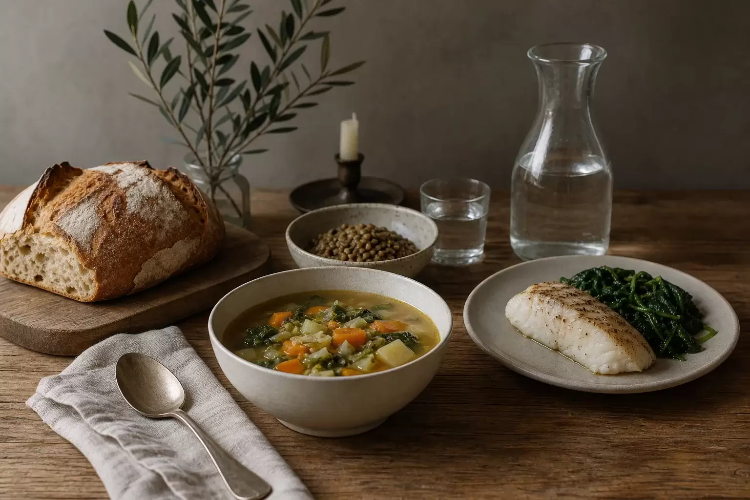 Jeûne et repas pendant la Semaine sainte