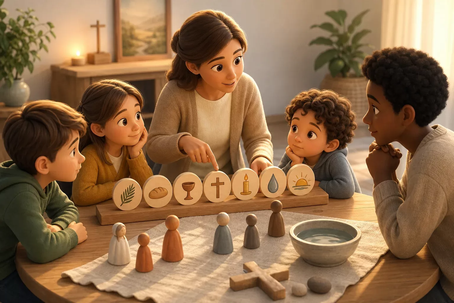 Expliquer la Semaine sainte aux enfants