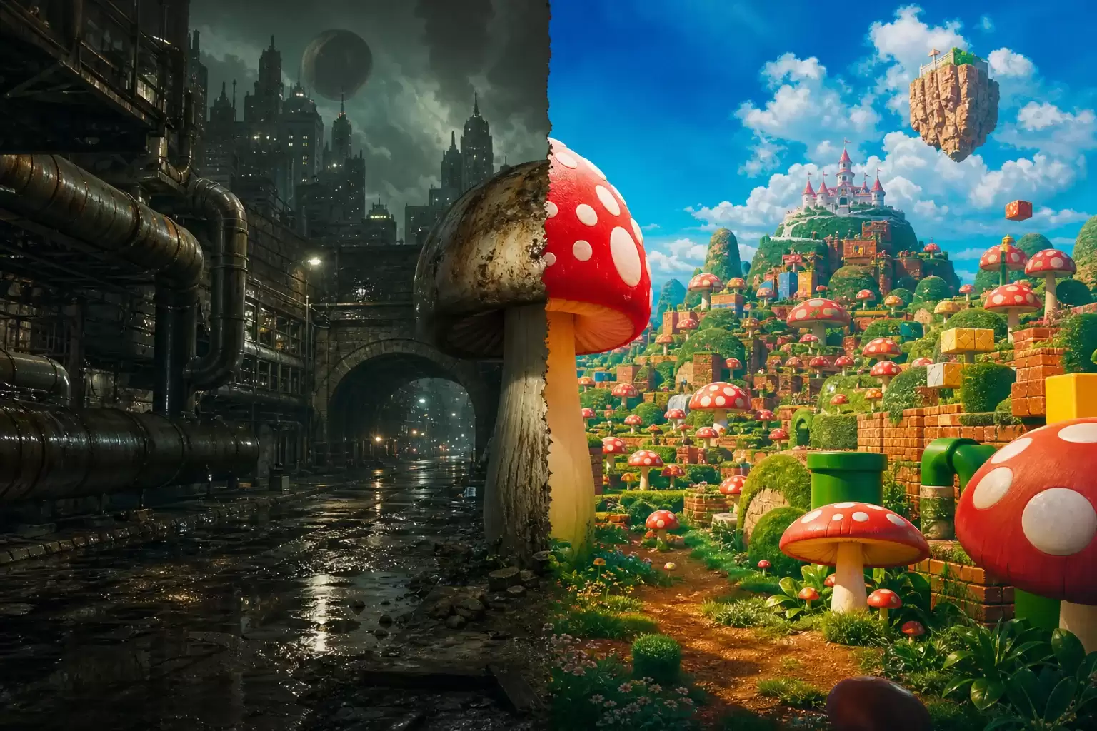 Film Mario de 1993 et film d'animation : les différences