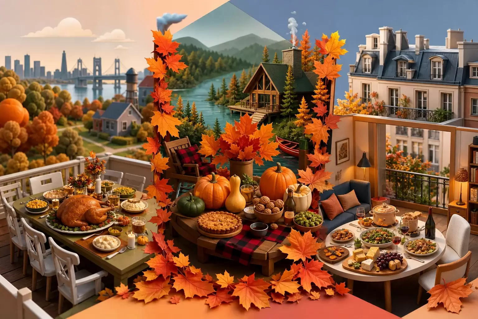 Thanksgiving aux États-Unis, au Canada et en France