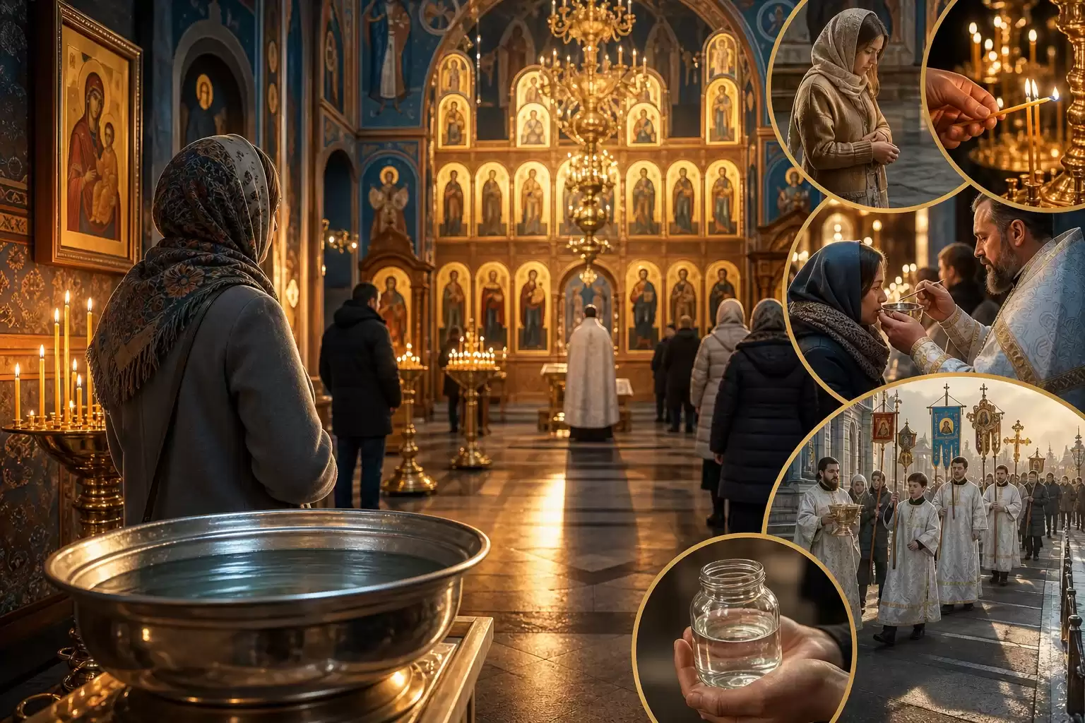 Assister à une célébration orthodoxe de la Théophanie