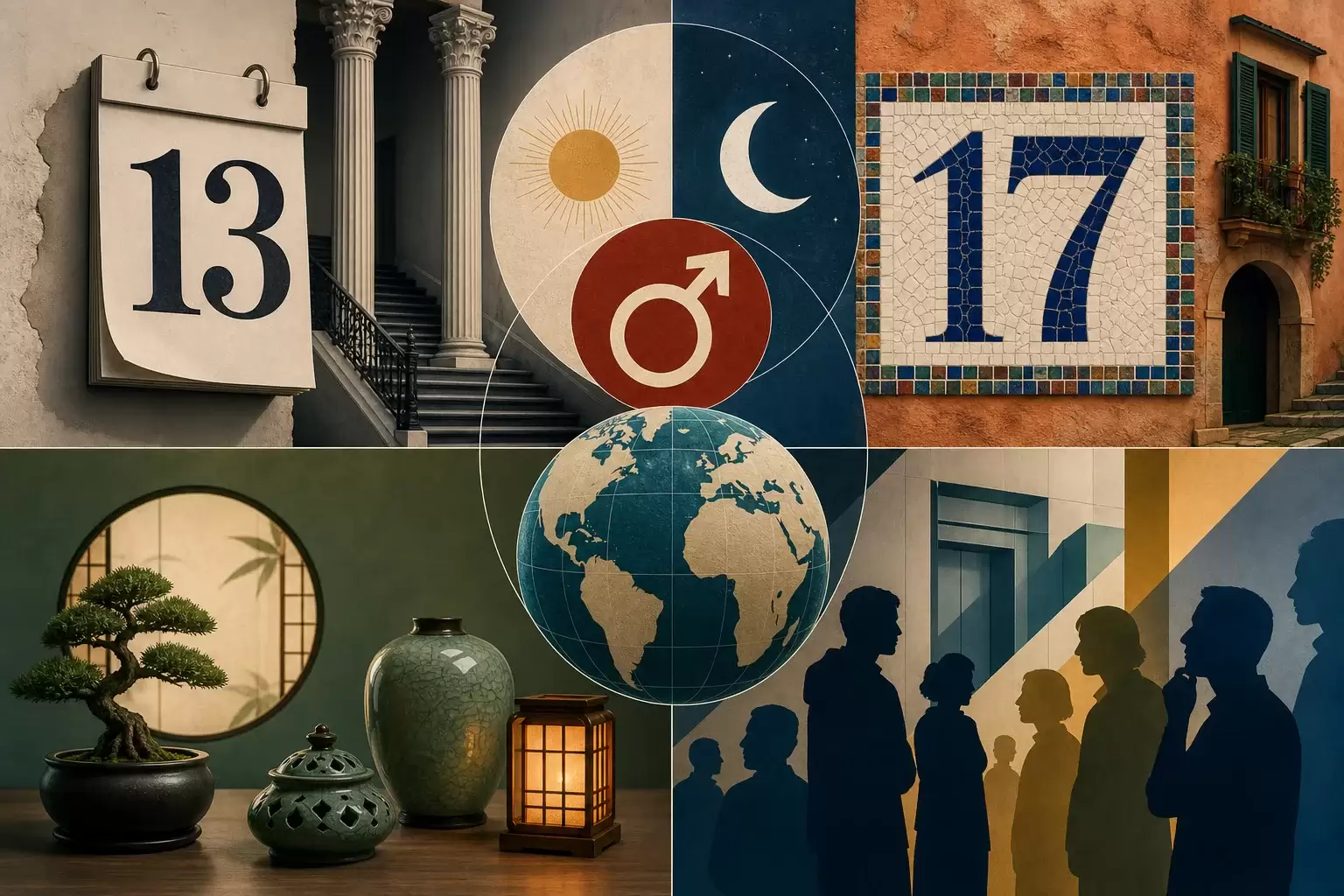 Le nombre 13 et les jours malchanceux dans le monde