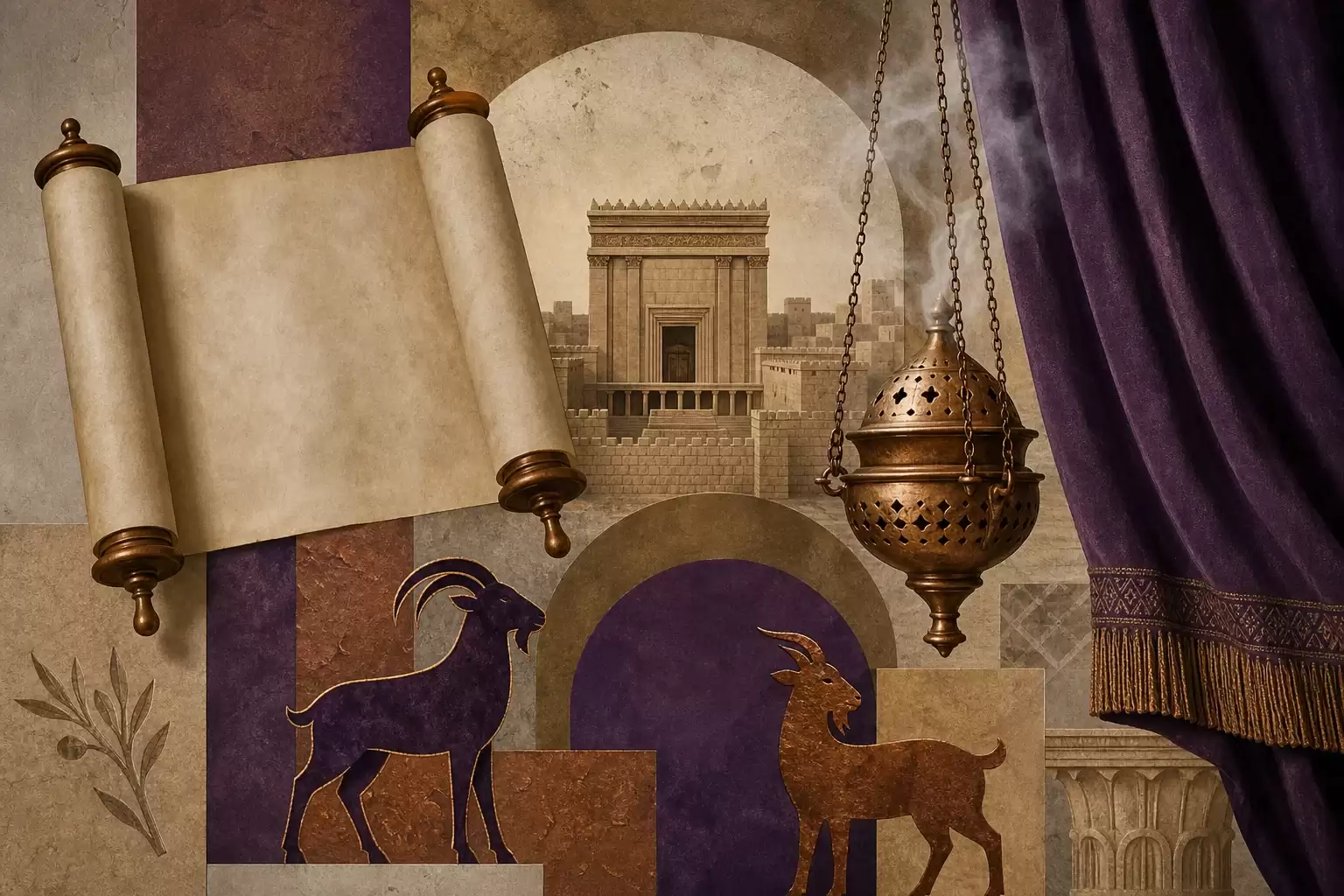 Yom Kippour dans la Bible, le Temple et le bouc émissaire