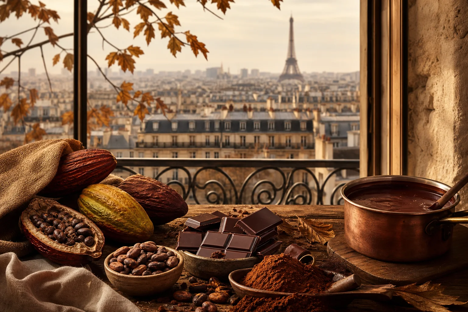 Illustration du calendrier chocolat