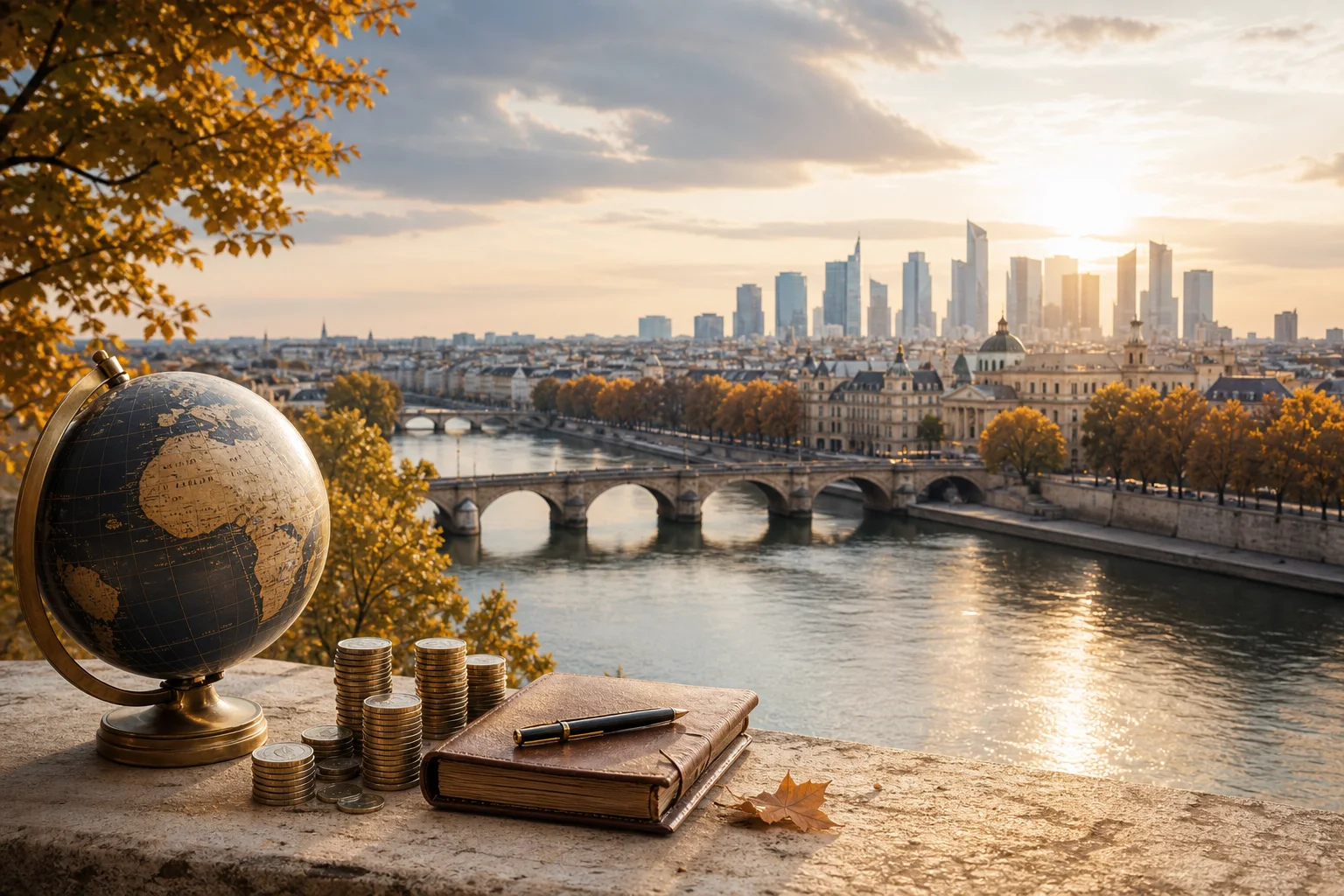 Illustration du calendrier économie